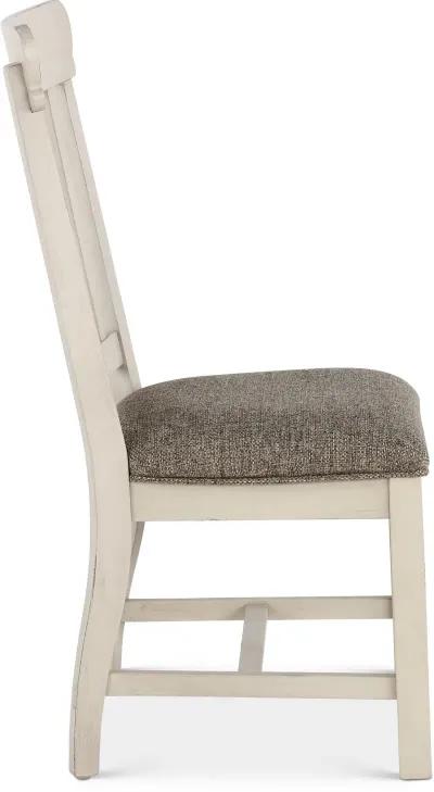 Drake White Upholstered Dining Chair