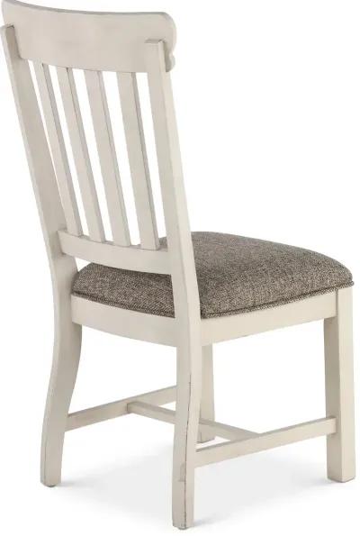 Drake White Upholstered Dining Chair