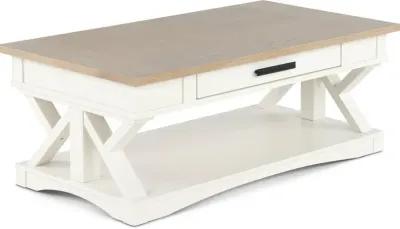 Amy Cotton White Coffee Table