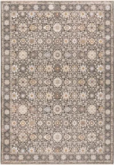 Maharaja 8 x 10 Traditional Ivory and Gray Area Rug