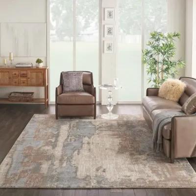 Moroccan Celebration 5 x 7 Gray and Beige Area Rug