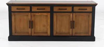 Toulouse Ebony and Honey Credenza