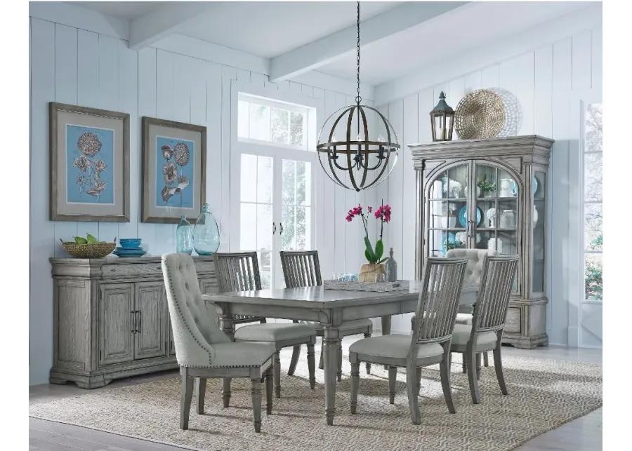 Madison Ridge Gray Tufted Upholstered Dining Chair