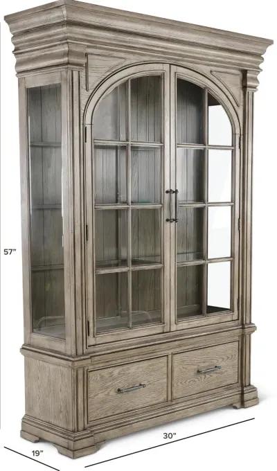 Madison Ridge Gray China Cabinet