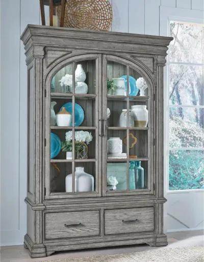 Madison Ridge Gray China Cabinet