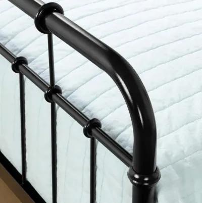 Cotton Candy Black Twin Metal Bed - South Shore