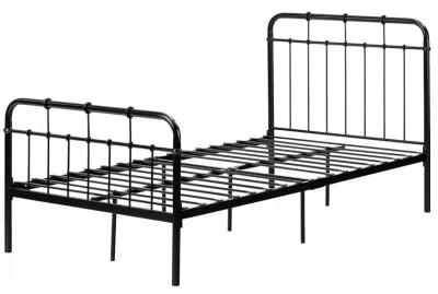 Cotton Candy Black Twin Metal Bed - South Shore