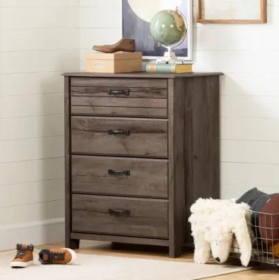 Asten Contemporary Fall Oak Chest of Drawers - South Shore