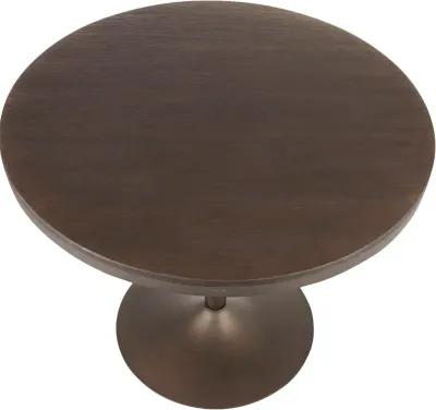 Industrial Antique Metal and Wood Round Dining Room Table - Dakota