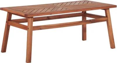 Vincent Natural Acacia Wood Patio Coffee Table