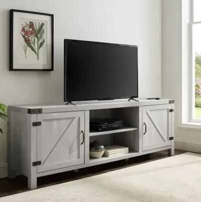 Gray Farmhouse 70 Inch TV Stand - Walker Edison