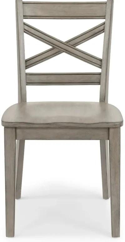 Rustic Gray Dining Room Chair (Set of 2) - Mountain Lodge