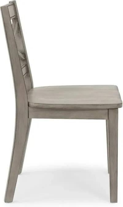 Rustic Gray Dining Room Chair (Set of 2) - Mountain Lodge