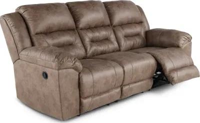 Stoneland Fossil Brown Casual Reclining Sofa