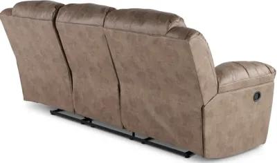 Stoneland Fossil Brown Casual Reclining Sofa