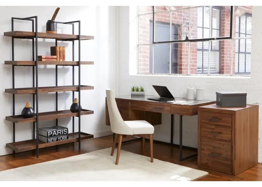 Elbert Industrial Open Bookcase