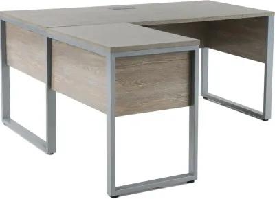 Kalmar Gray Home Office Desk and Return