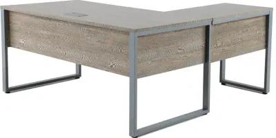 Kalmar Gray Home Office Desk and Return