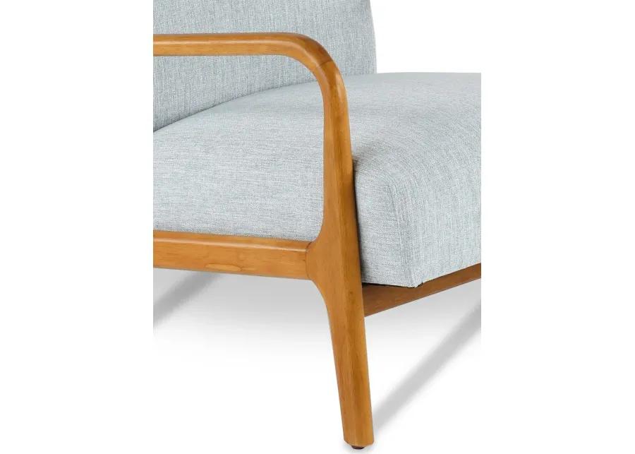 Novak Light Blue Accent Chair