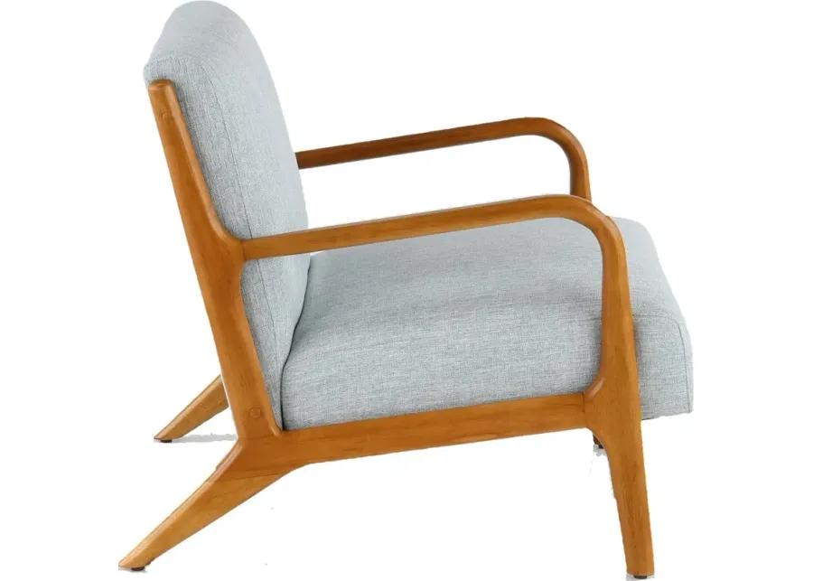 Novak Light Blue Accent Chair