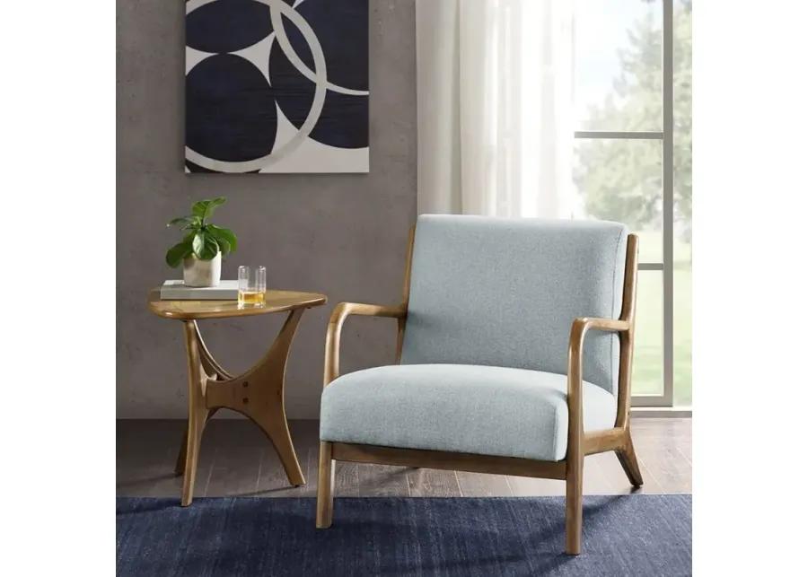 Novak Light Blue Accent Chair