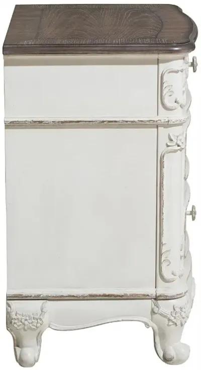 Madi Traditional Antique White Dresser