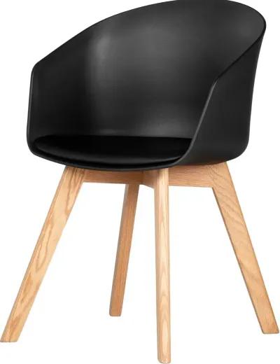 Flam Black and Natural Dining Room Chair - South Shore