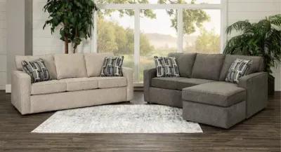 Norris Jute Beige Casual Queen Sleeper Sofa