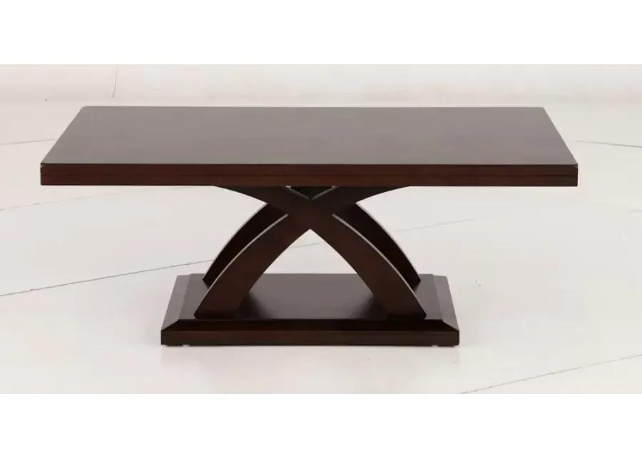 Jocelyn Espresso Brown Coffee Table