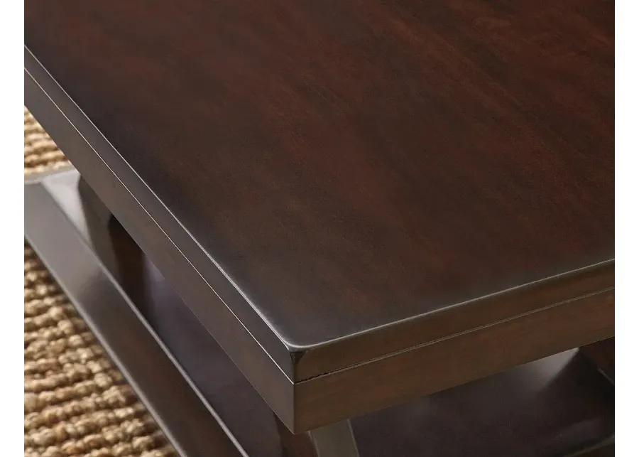 Jocelyn Espresso Brown Coffee Table