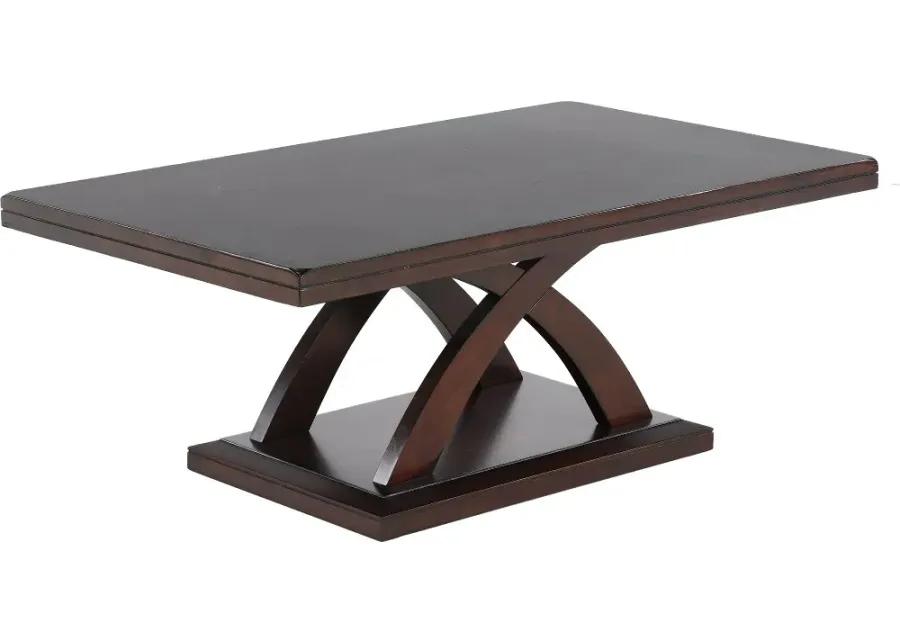 Jocelyn Espresso Brown Coffee Table