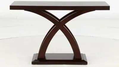 Jocelyn Espresso Brown Sofa Table