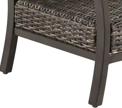 Trenton Wicker Slat Top Patio Coffee Table