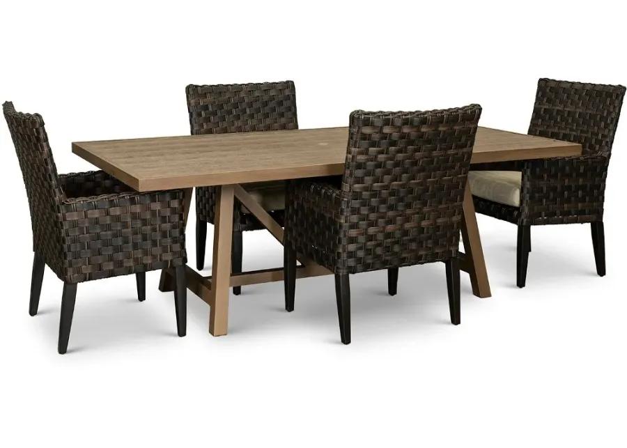 Sunset 5 Piece Patio Dining Set