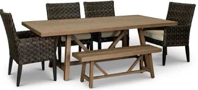 Sunset 6 Piece Patio Dining Set