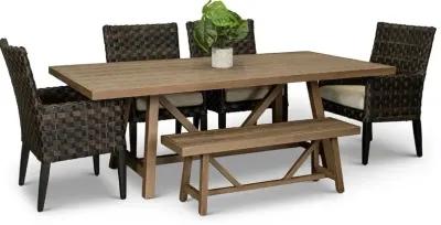 Sunset 6 Piece Patio Dining Set