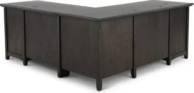 Addison Gray 64 Inch Desk with Return