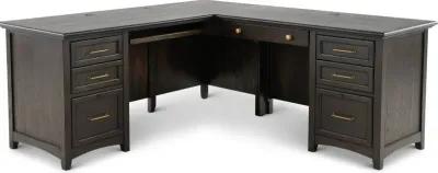 Addison Gray 64 Inch Desk with Return