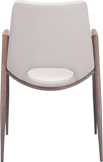 Desi Beige Dining Chair, Set of 2