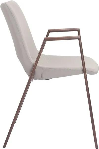 Desi Beige Dining Chair, Set of 2