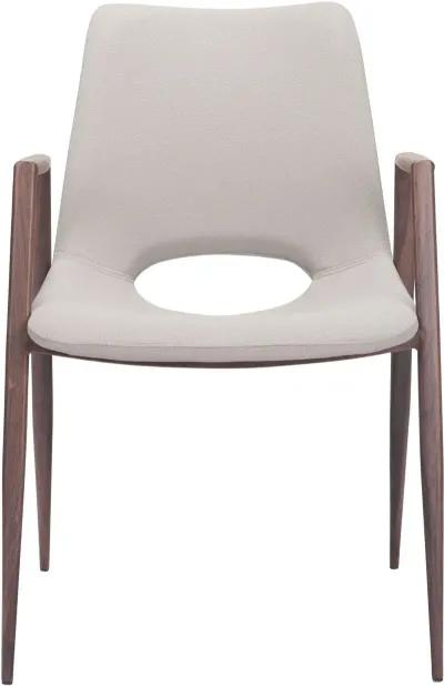 Desi Beige Dining Chair, Set of 2