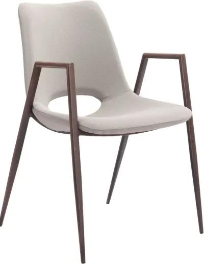 Desi Beige Dining Chair, Set of 2