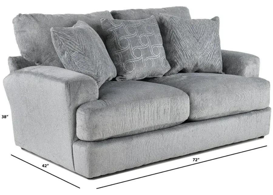 Lamar Gray Loveseat