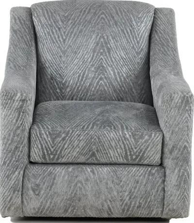 Lamar Gray Swivel Accent Chair