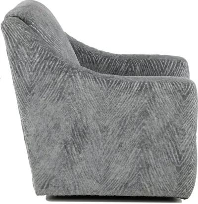 Lamar Gray Swivel Accent Chair