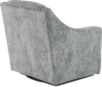 Lamar Gray Swivel Accent Chair