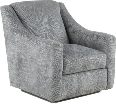 Lamar Gray Swivel Accent Chair