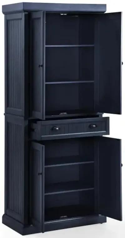 Seaside Navy Tall Storage Pantry