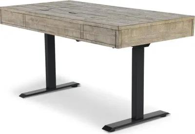 Grayson Cinder Gray Lift Top Desk