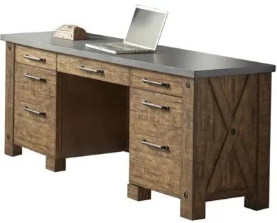 Jasper Rustic 68" Office Credenza